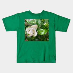 Gardenia flower Kids T-Shirt